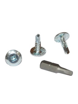 Tornillos ala ancha para tela metalica