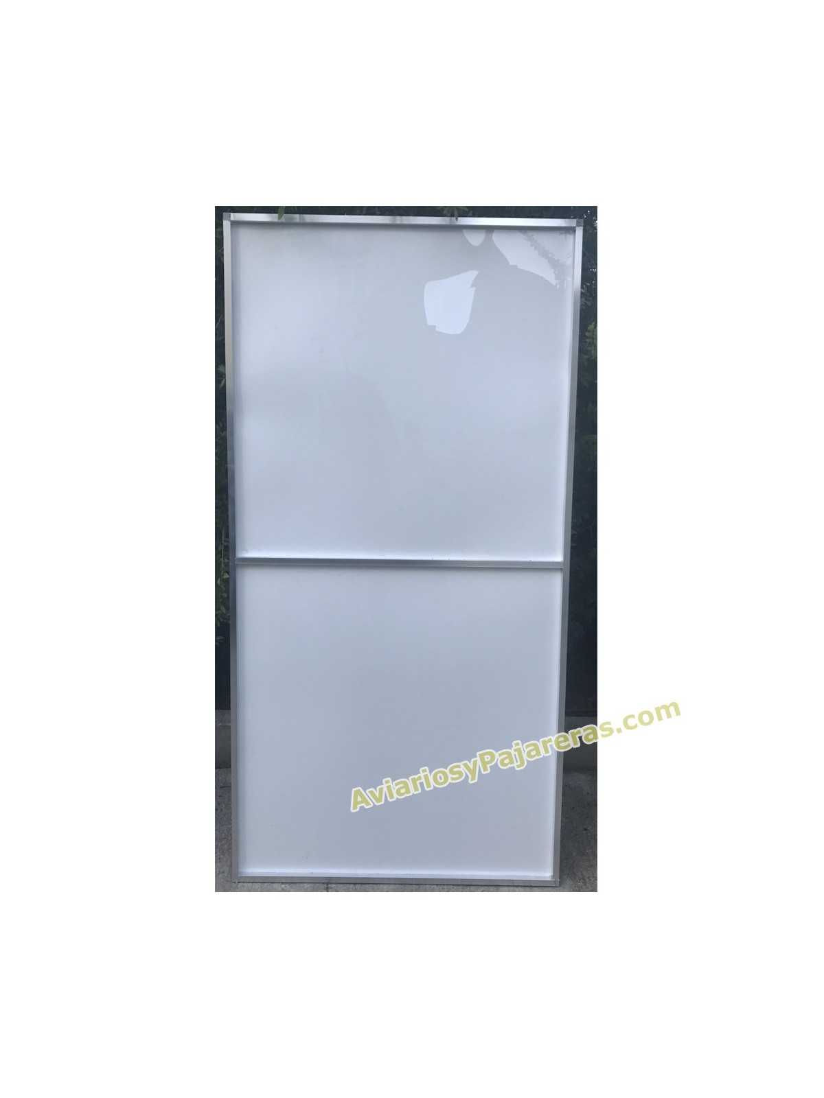 Panel ciego para aviarios y pajareras