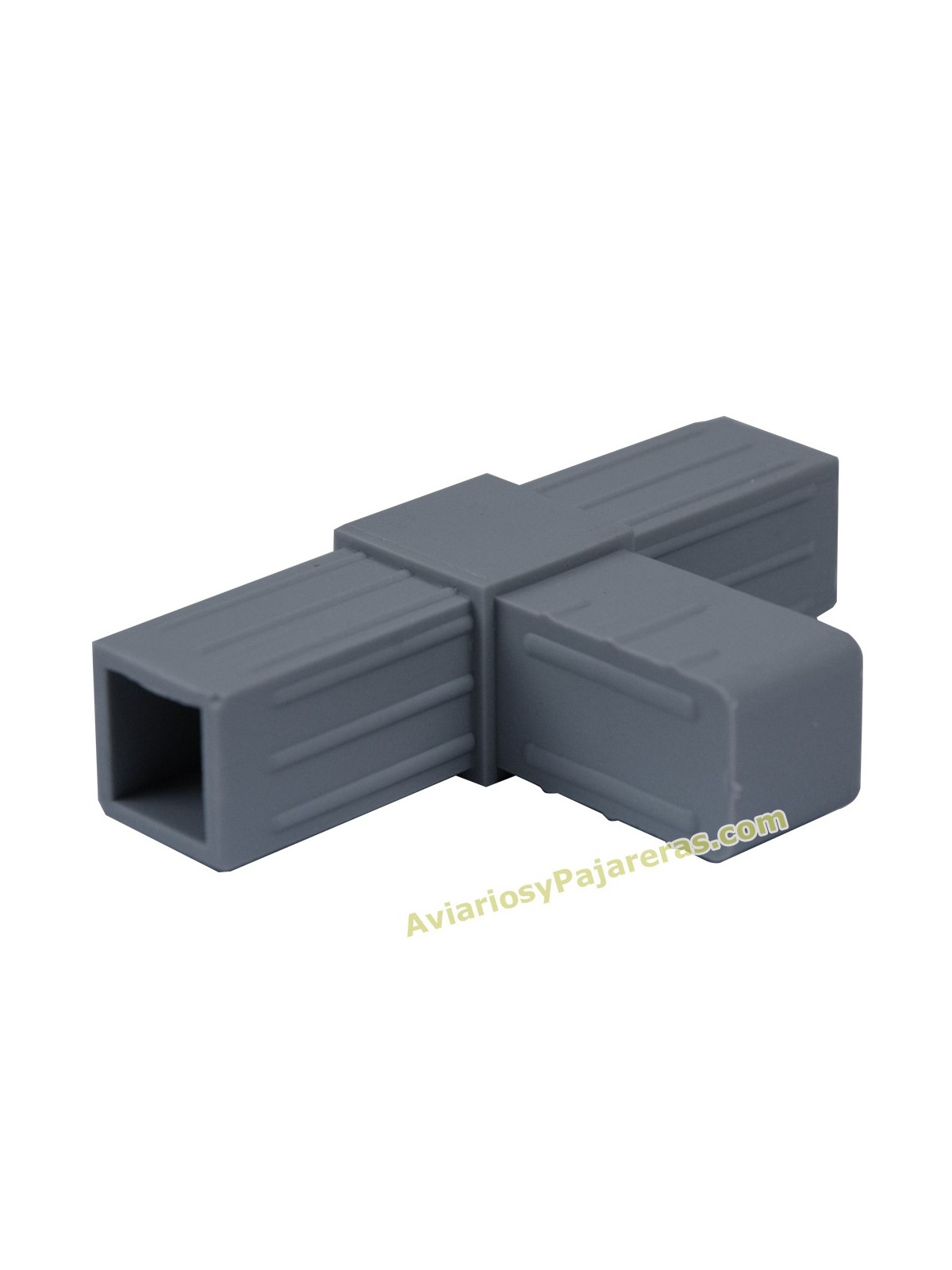 Enlace unión t tubo aluminio para muebles