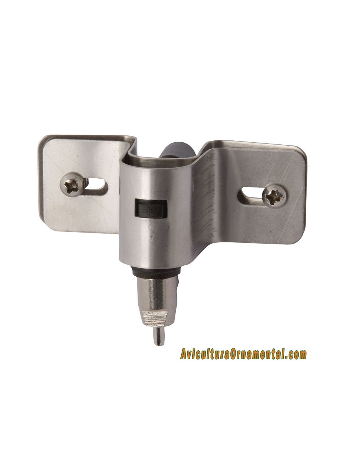 Bebedero chupete acero inox.